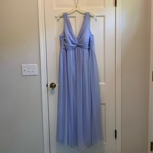 Azazie Yetta maternity dress in lavender
